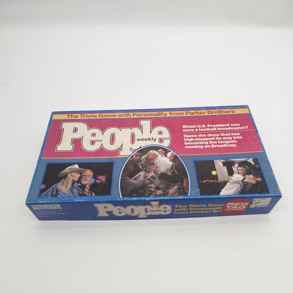 1980s People Magazine Trivia Board Game Vtg